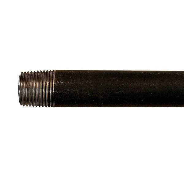 Jones Stephens 1-1/2 in. x 18 in. Ready Cut Pipe Black 300B1518